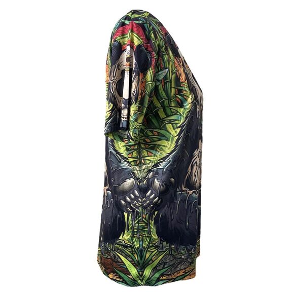 WAZ Shop Boys Shirt Multicolor Full Graphic Print Short Sleeve Size Medium - Picture 4 of 9